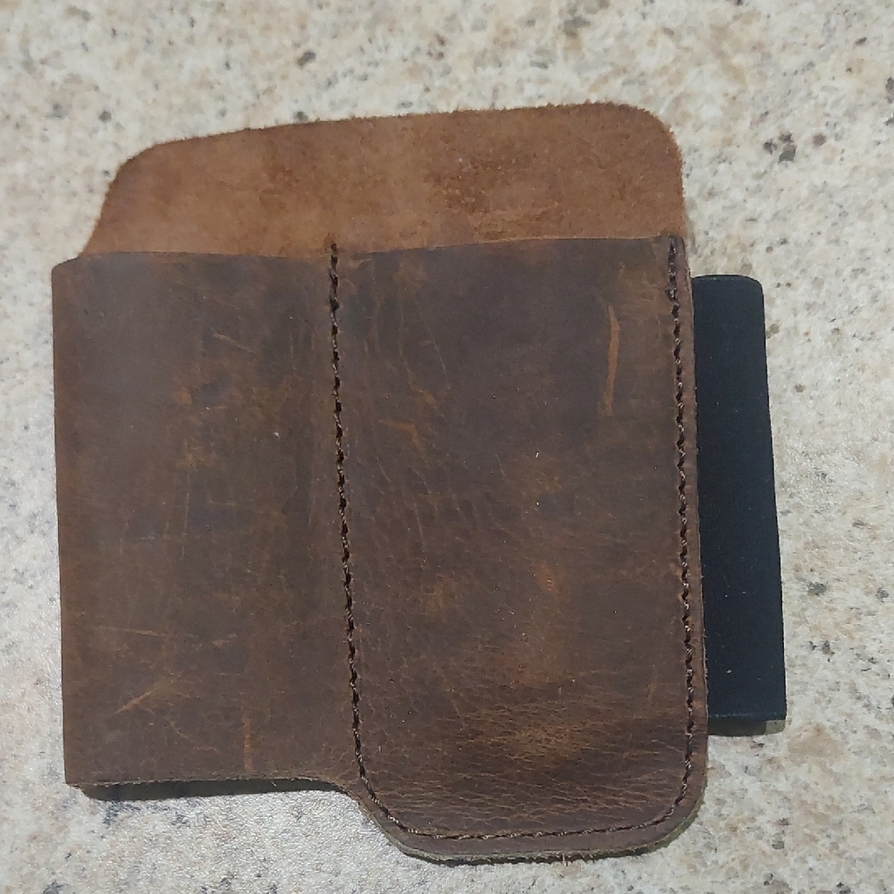 Brown Leather Card Holder